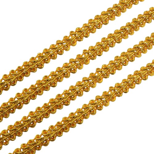Yards metallic braid lace - yards,