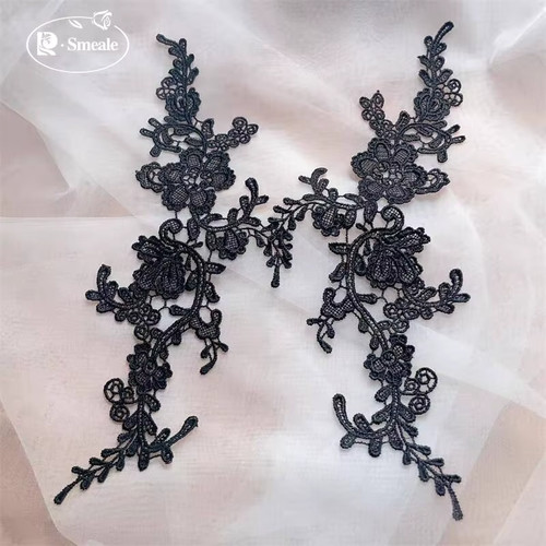 Water soluble embroidered - embroidered, lace
